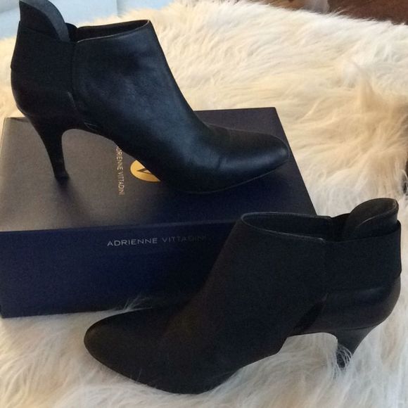 💞ADRIENNE VITTADINI💞leather ankle boots - Picture 4 of 8